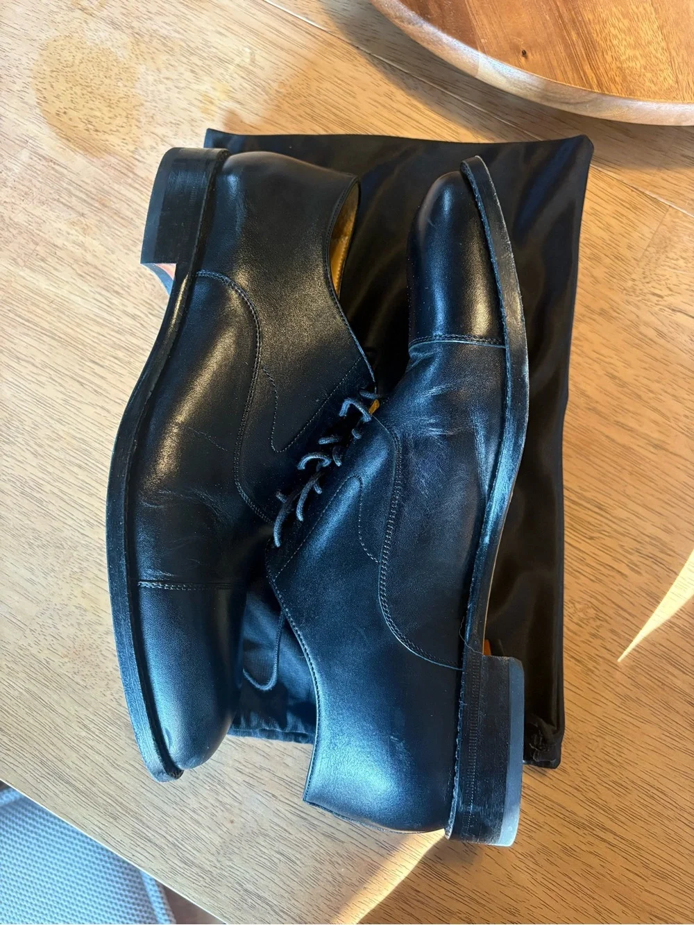 Beckett Simonon Black Dean Oxford Shoes
